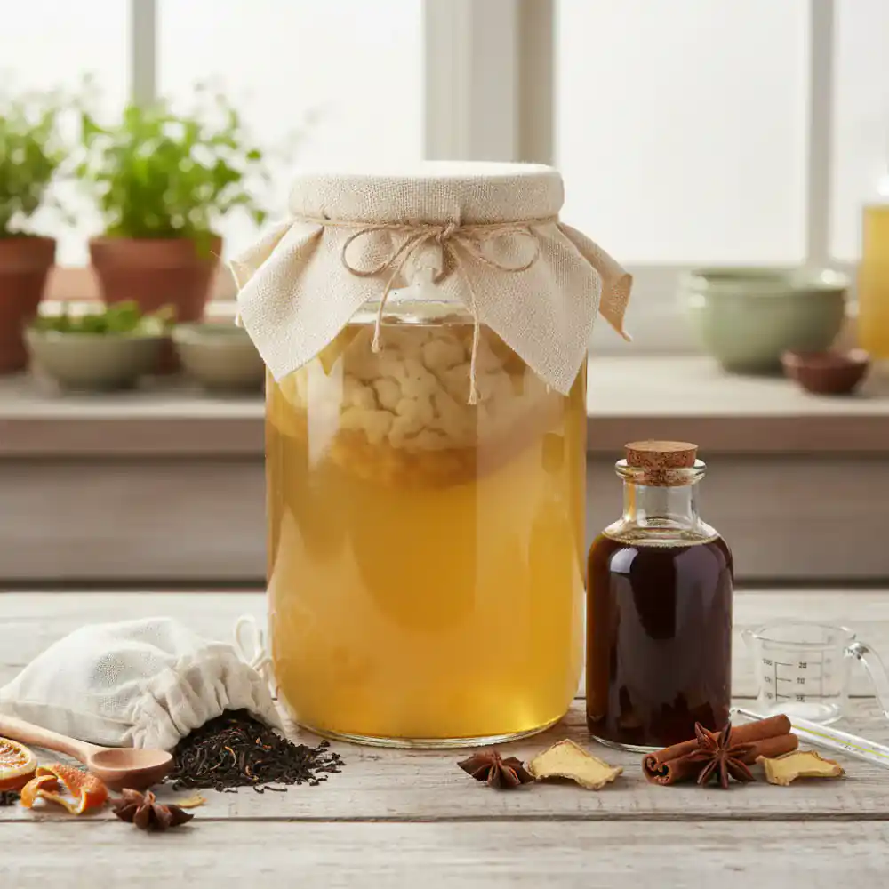 Kombucha brewing starter kit